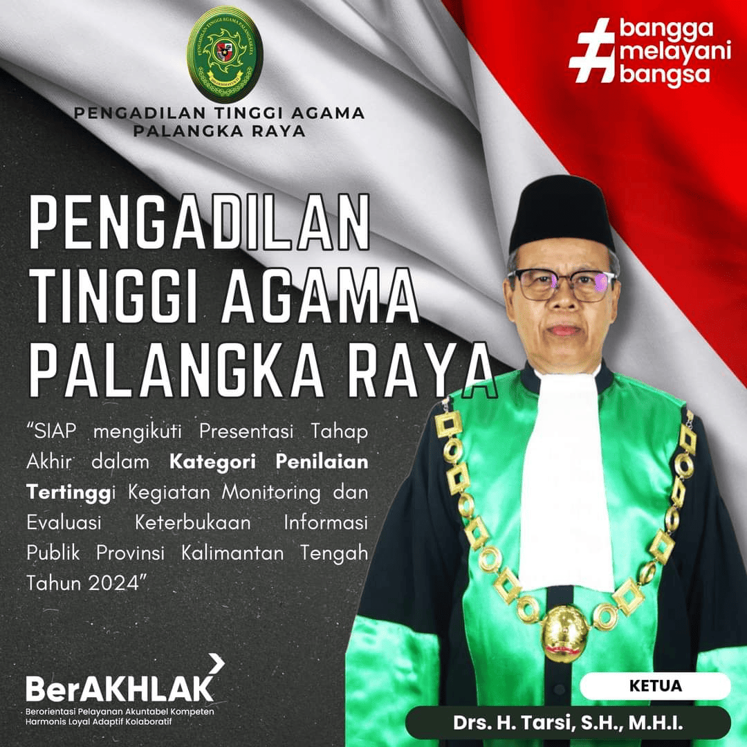 SELAMAT DAN SUKSES PTA PALANGKA RAYA