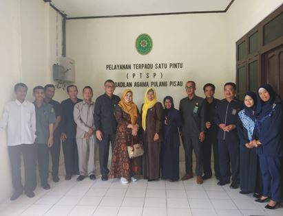 KPTA Kalimantan Tengah Kunjungi PA Pulang Pisau
