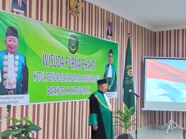 KPTA Kalteng Hadiri Wisuda Purna Bhakti KPA Palangka Raya