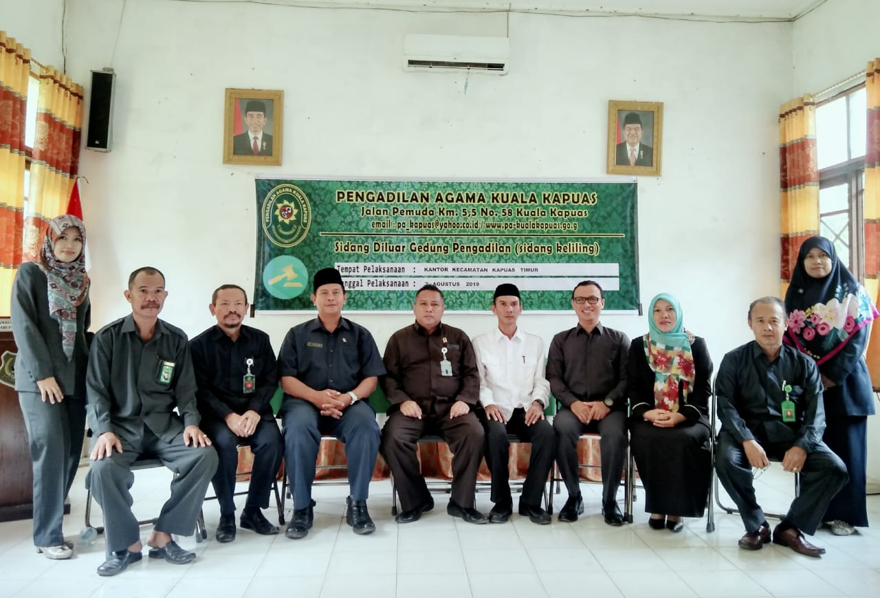 Sambangi Kecamatan Kapuas Timur, ini yang dilakukan PA Kuala Kapuas.
