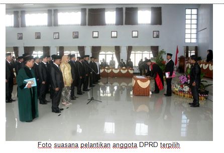 pelantikan dprd 2