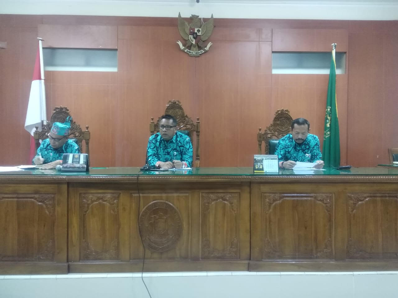 Rapat Awal Bulan Sekaligus Penyampaian Hasil Rakor di PTA Kalimantan Tengah