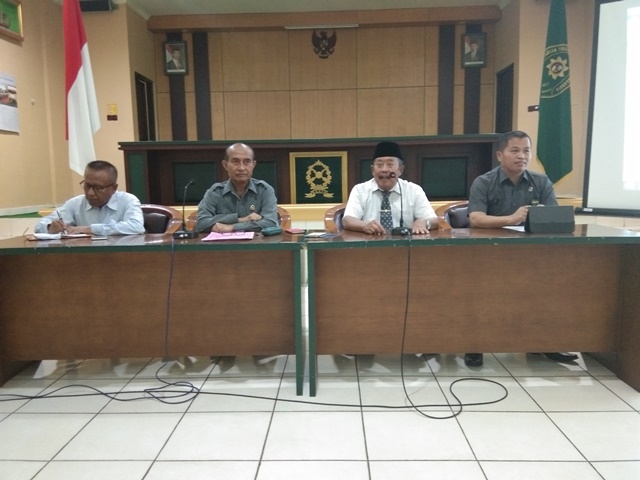 Rapat Panitia Pelaksana Pelantikan dan Pengambilan Sumpah Jabatan Wakil Ketua PTA. Kalimantan Tengah