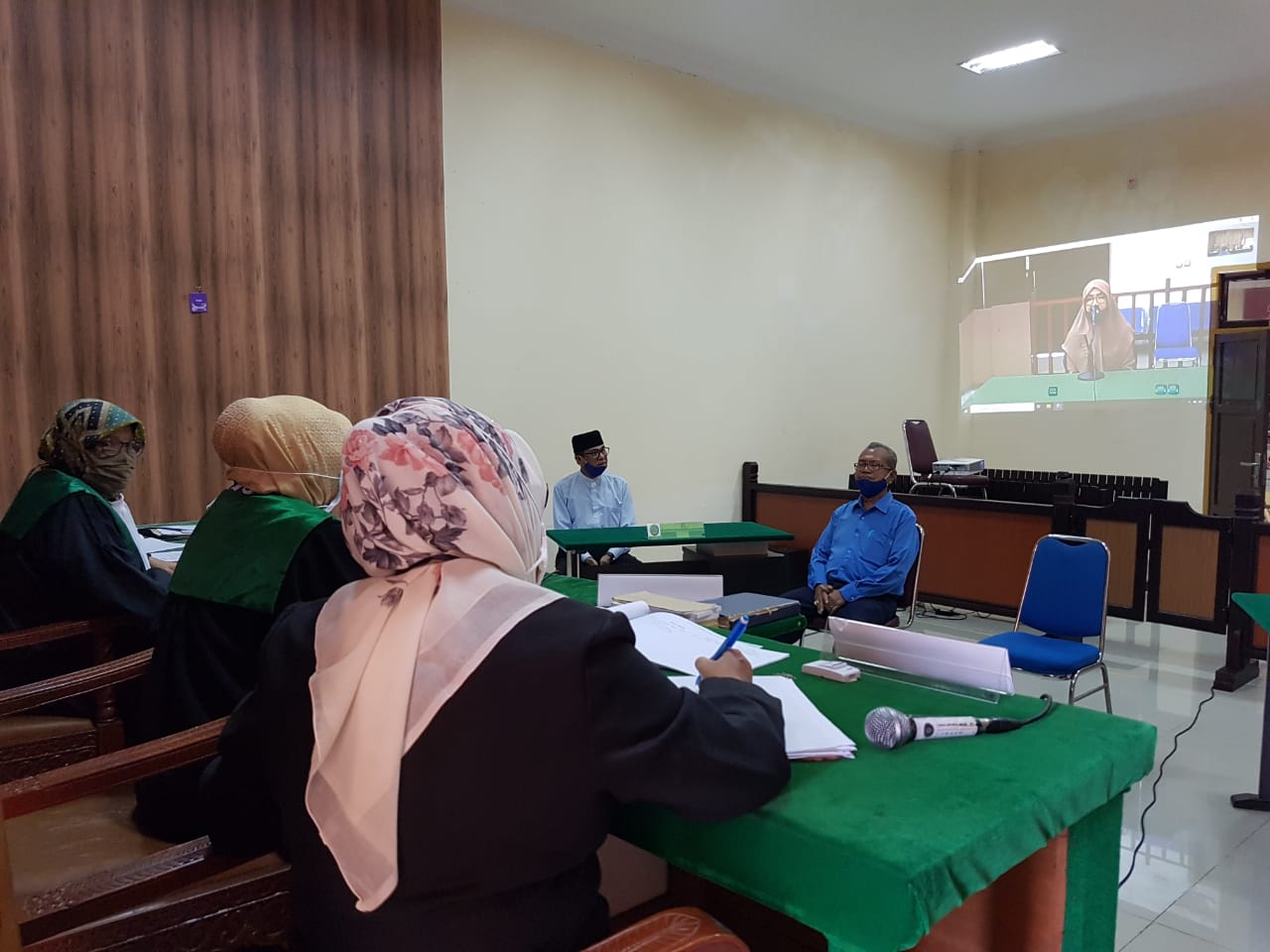 Untuk Pertama Kalinya, PA Muara Teweh Gelar Bantuan Sidang Secara Teleconference