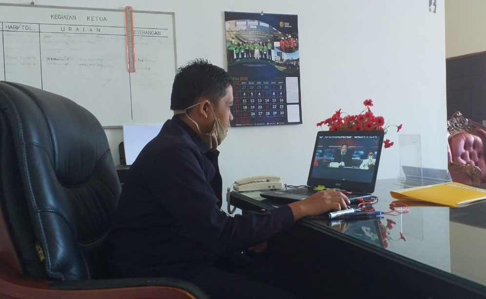 Langkah Maju, PA Muara Teweh Ikuti Pembukaan Test Pimpinan Secara Online