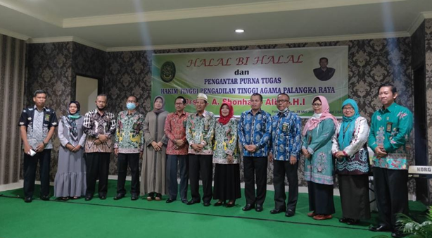 KETUA PA KASONGAN HADIRI PURNA TUGAS HAKIM TINGGI PTA PALANGKA RAYA
