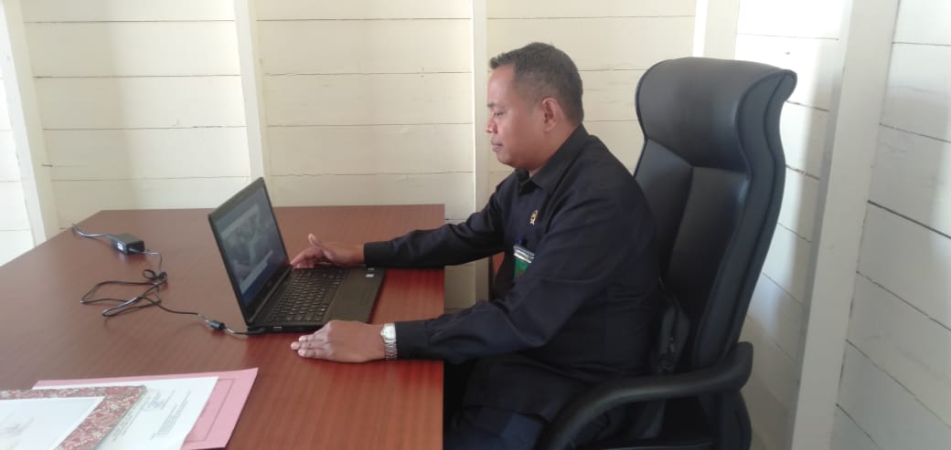 Ketua PA Kasongan Mengikuti Launching Virtual Direktori Putusan