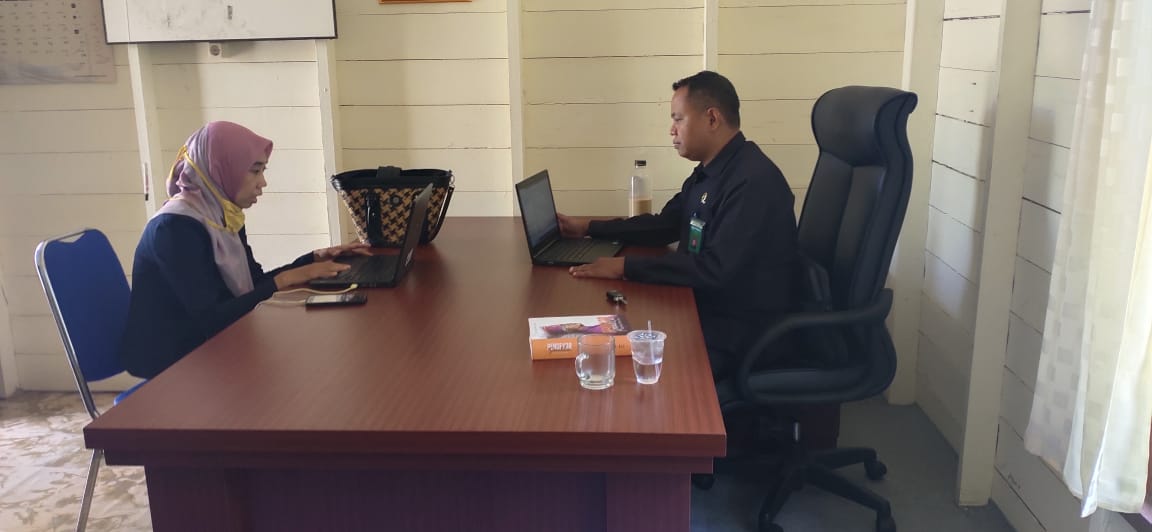 Sekretaris PA Kasongan Lakukan Koordinasi ke Ketua PA Kasongan