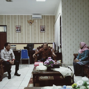 Ketua Pengadilan Agama Pulang Pisau Pamitan Dengan Ketua PTA Palangkaraya