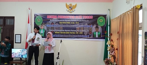 Acara Perpisahan di Pengadilan Agama Pulang Pisau Berlangsung Mengharukan