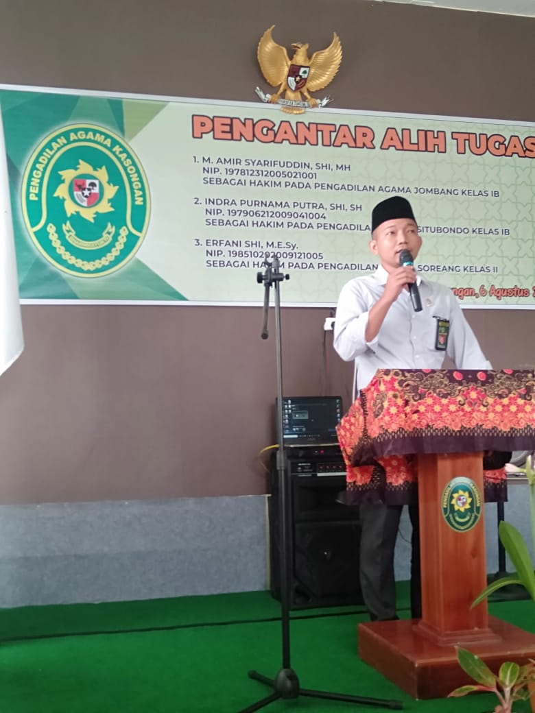 Alih Tugas dari Kasongan, Erfani: “Teruskan Estafet Keadilan Solutif!”