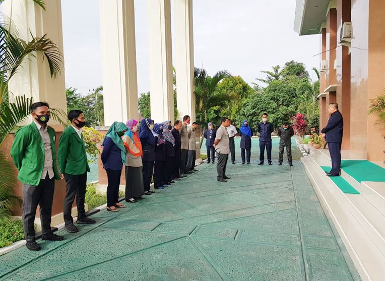 Pelaksanaan Apel Senin Pagi Tanggal 03 Agustus 2020 Di PA Kuala Kapuas