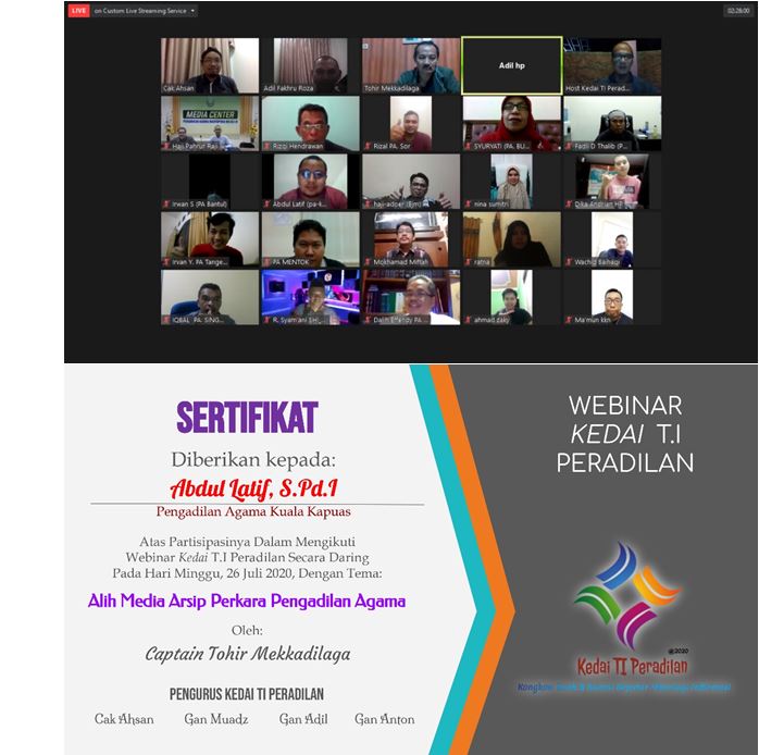 WEBINAR KONGKOW ENAK DAN SANTAI SEPUTAR TEKNOLOGI INFORMASI