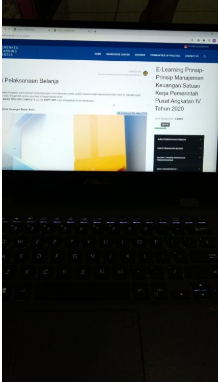 Bendahara Pengadilan Agama Kasongan Tuntaskan Diklat Manajemen Keuangan Negara
