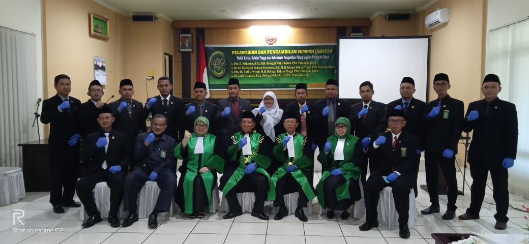Pimpinan PA Kasongan Hadiri Pelantikan WKPTA, HPTA dan Sekretaris PTA Palangka Raya