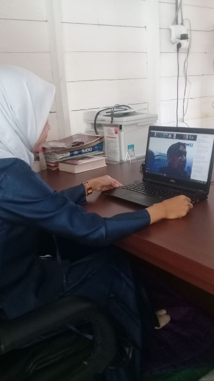 Untuk Kesekian Kalinya Sekretaris PA Kasongan Ikuti Pelatiha Diklat Online