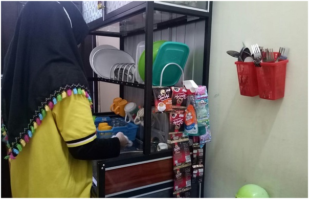 Giat Bersih Ruang Pantry kantor Pengadilan Agama Pulang Pisau