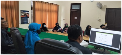 Hakim PA Pulang Pisau Sosialisasikan Hasil Pelatihan Online Leader As A Coach