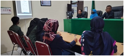 Hakim PA Pulang Pisau Sosialisasikan Hasil Pelatihan Online Strategic Planning