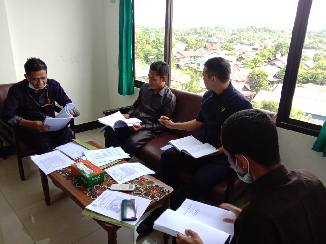 Jelang diskusi hukum sewilayah Kalteng, Hakim PA Muara Teweh lakukan pemantapan