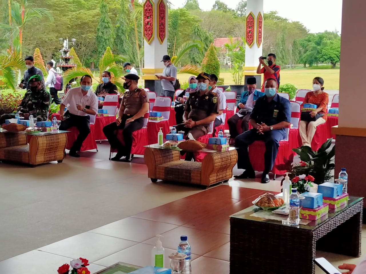 KETUA PA KASONGAN HADIRI KEGIATAN VAKSINASI COVID-19 KAB. KATINGAN