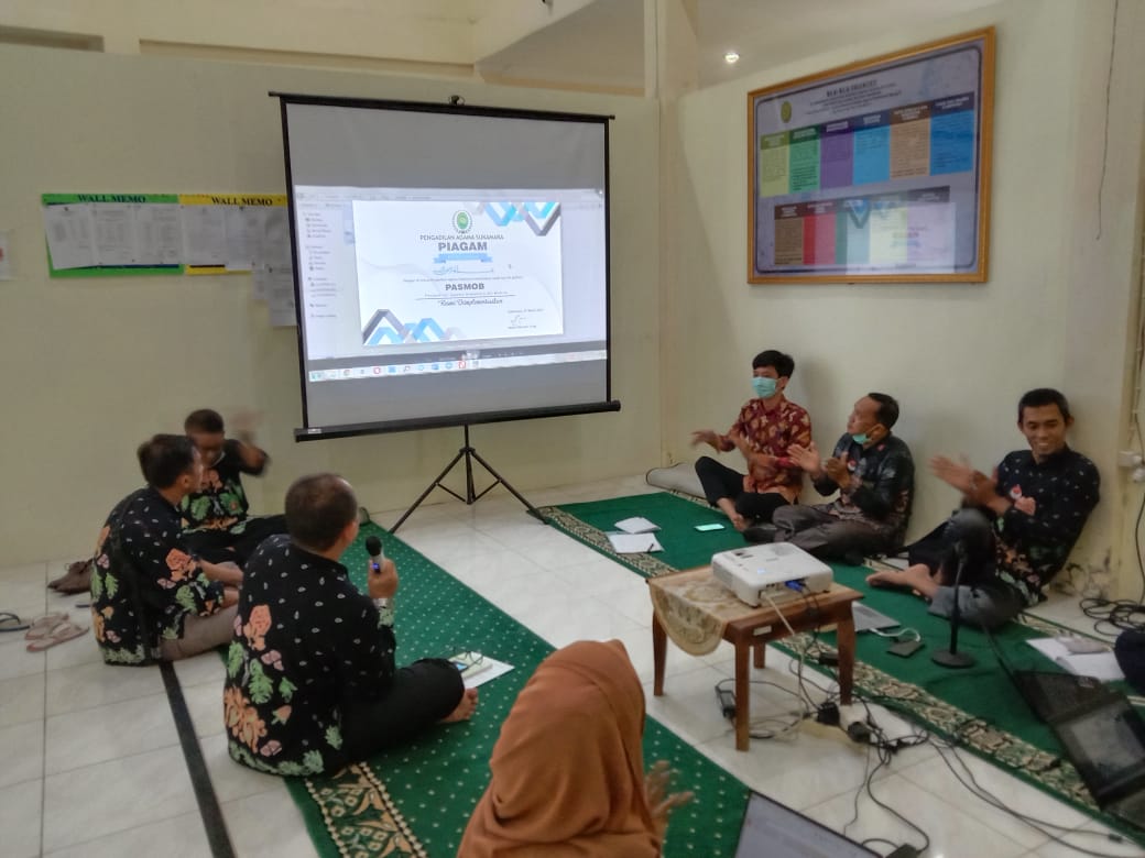PRESS RELEASE  GRAND LAUNCHING APLIKASI PENGADILAN SUKAMARA ON MOBILE (PASMOB)  PENGADILAN AGAMA SUKAMARA