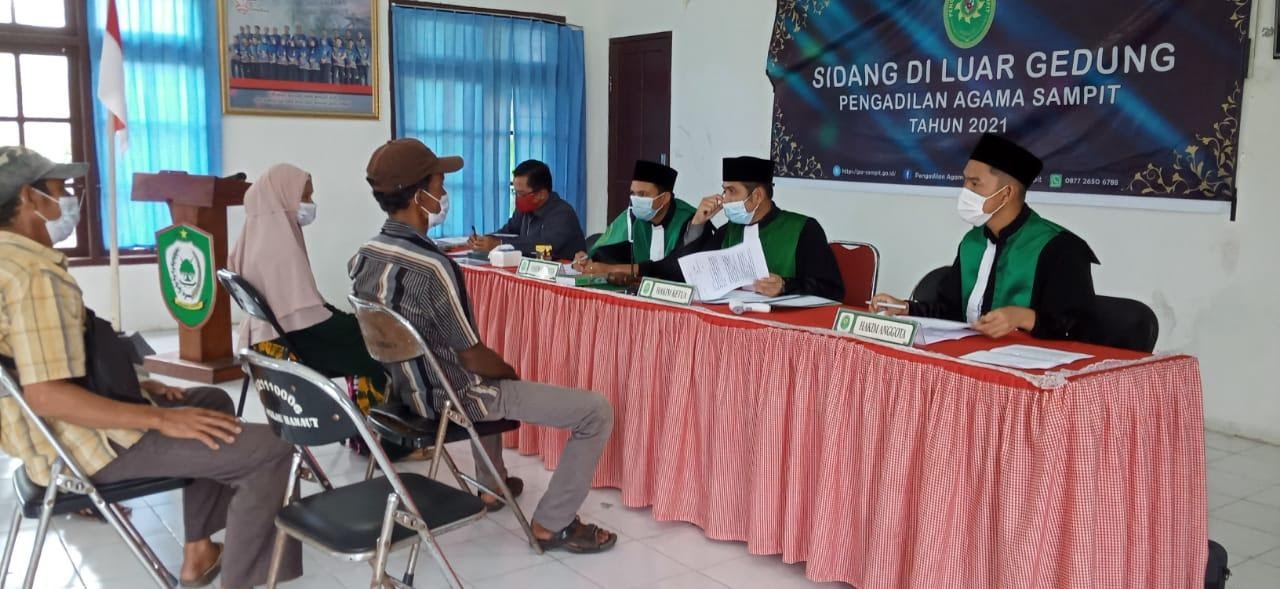 SEBELUM RAMADHAN, TUNAI GELAR SIDANG DI LUAR GEDUNG  DI 2 KECAMATAN
