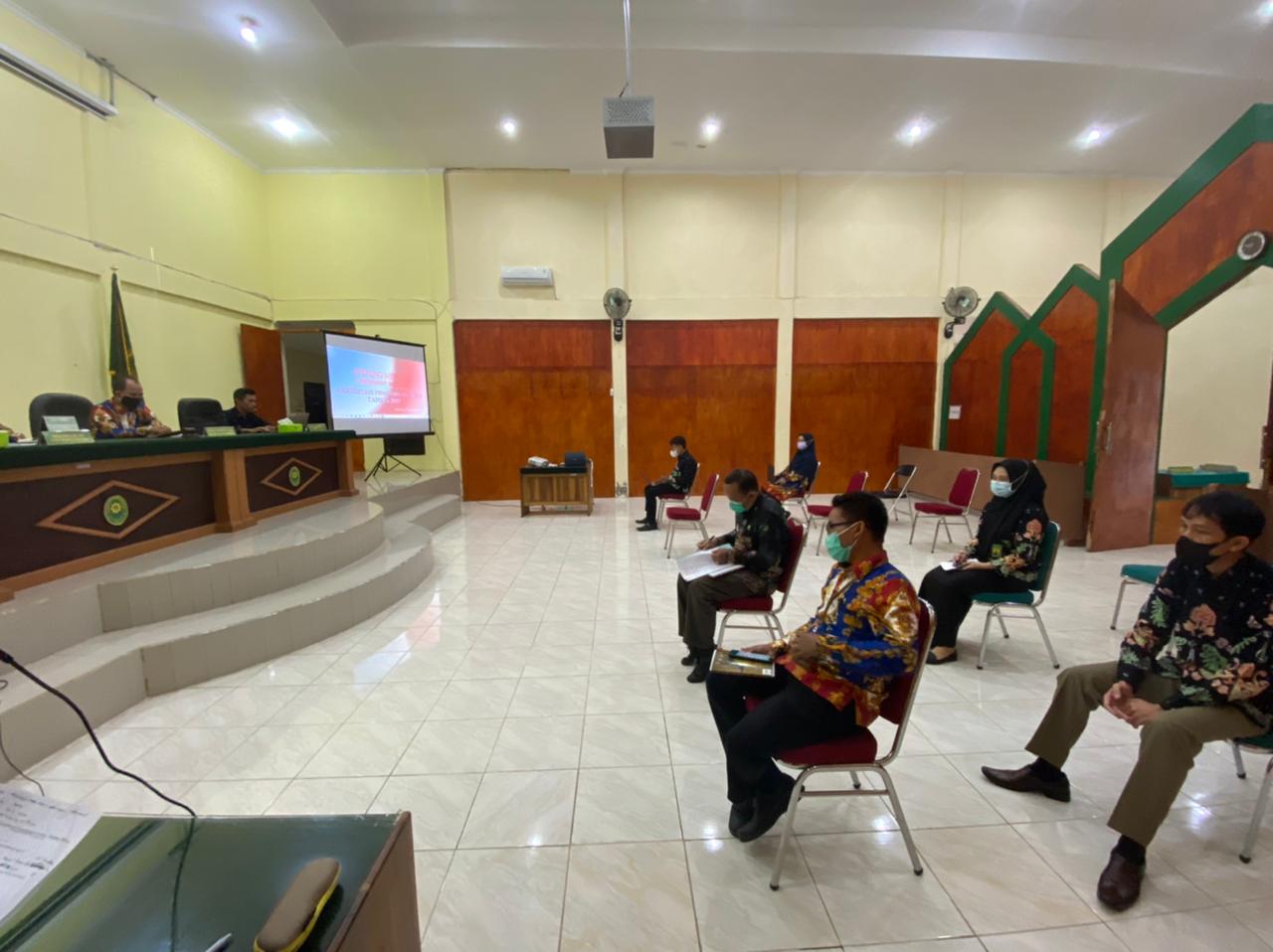 Opening Meeting Assessment Internal Akreditasi Penjaminan Mutu 2021 PA Sukamara