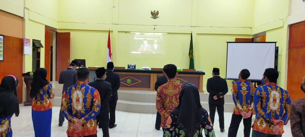 Upacara Virtual HUT MA ke 76