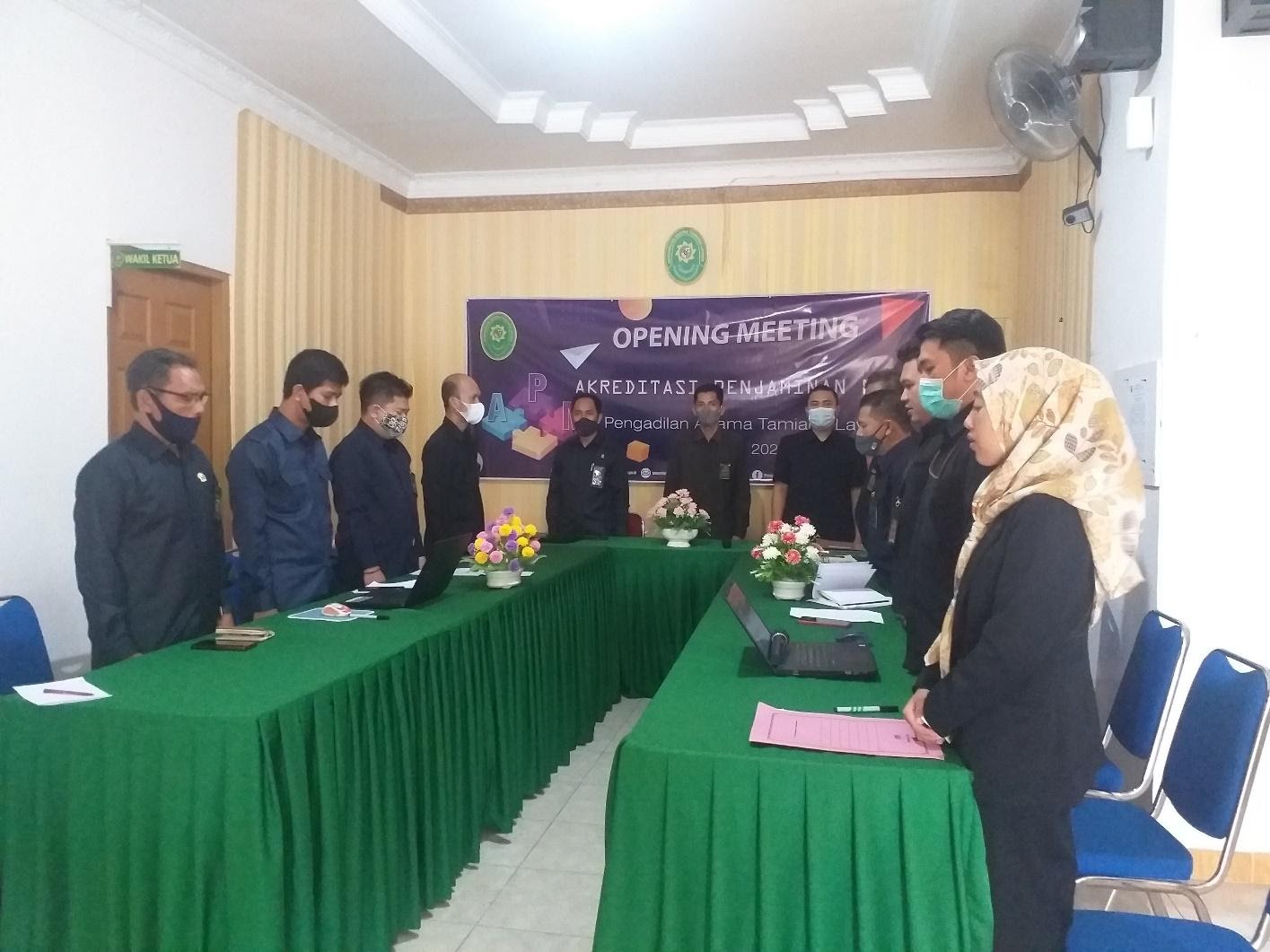 Opening Meeting “Assesment Internal Akreditasi Penjaminan Mutu (APM)” di Pengadilan Agama Tamiang Layang