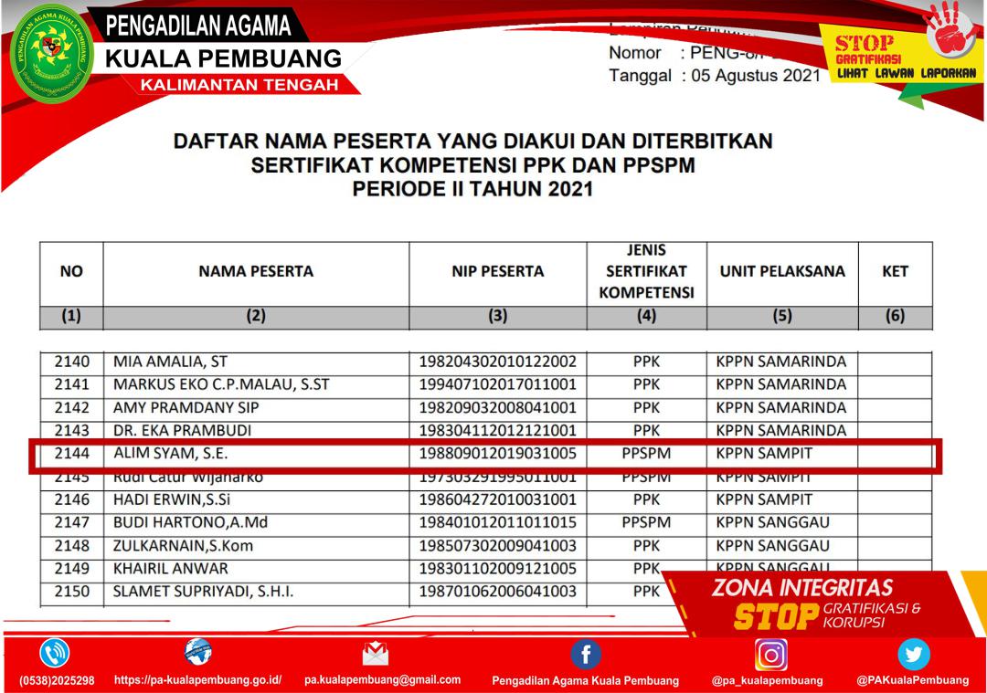 sertifikasi PPSPM