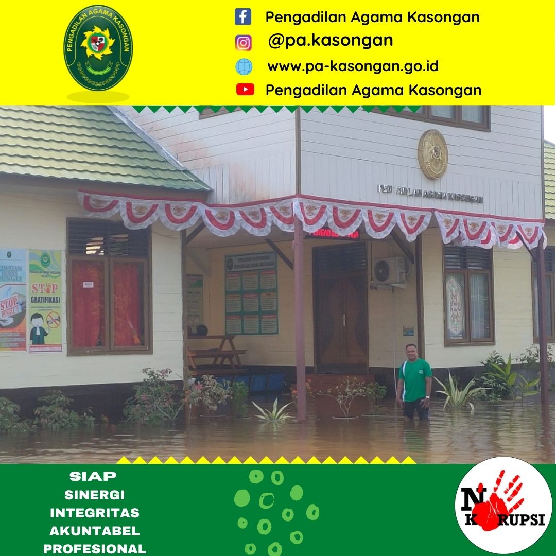 PA Kasongan Terdampak Banjir Kiriman