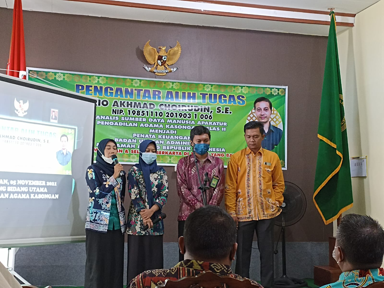 PA Kasongan Adakan Acara Pengantar Alih Tugas Bapak Rio Akhamd Choirudin, S.E.