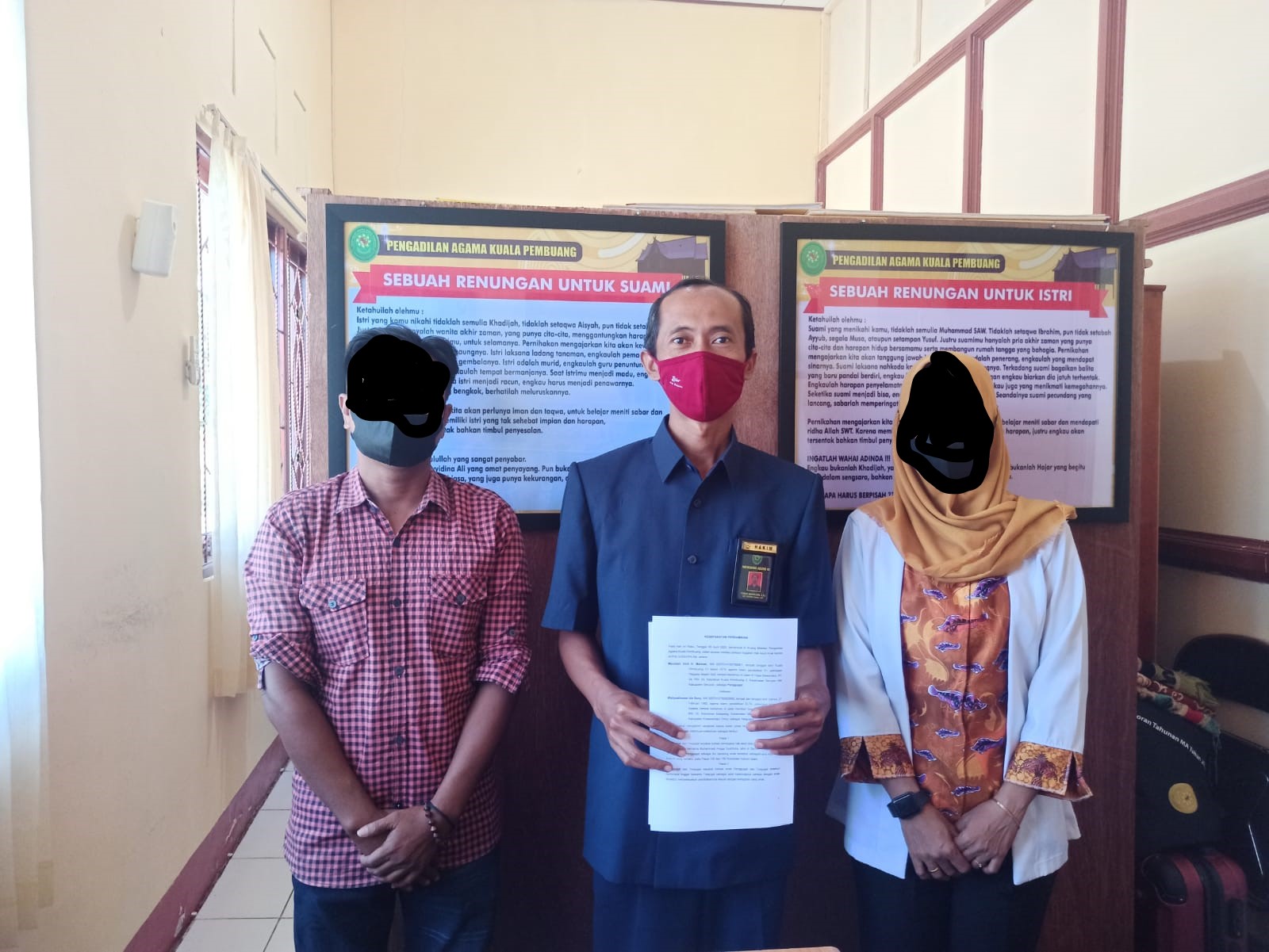 Mediasi Perkara Gugatan Hak Asuh Anak PA Kuala Pembuang Berhasil Damai