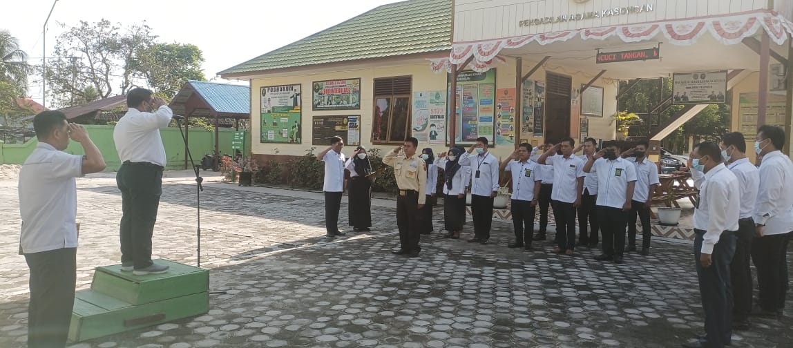 Apel Senin Pagi, Seluruh Pegawai Diminta Persiapkan Eviden APM dan ZI Tahun 2022