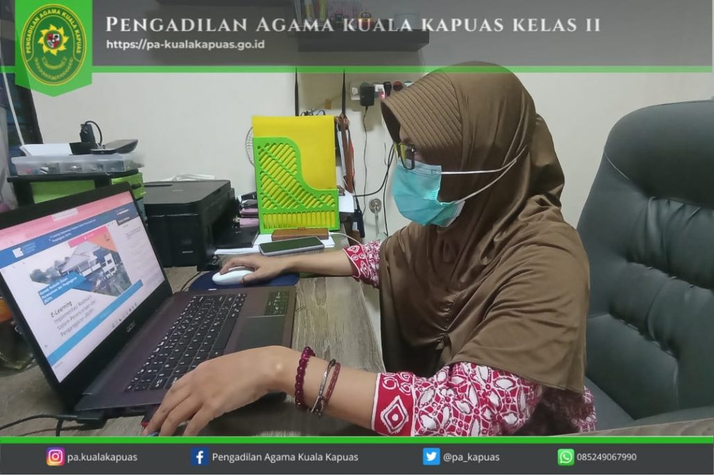149. Kasubbag Perencanaan, TI & Pelaporan Pa Kuala Kapuas Mengikuti E-Learning  Implementasi Redesain Sistem Perencanaan dan Penganggaran Angkatan III Tahun 2022
