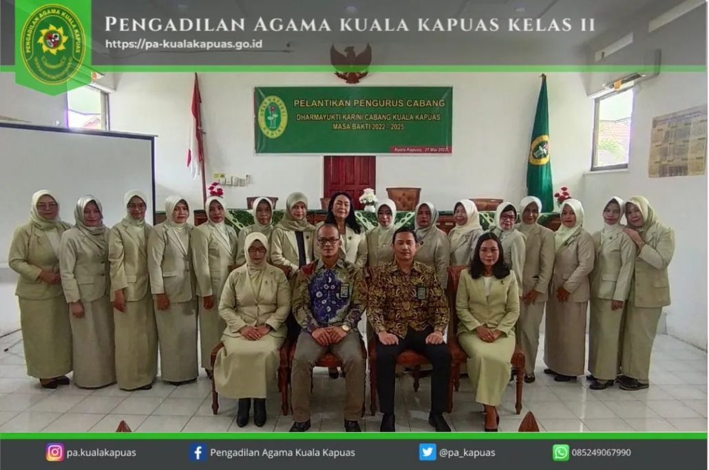 133. Ketua PA Kuala Kapuas Hadiri Undangan Pelantikan Pengurus Cabang Dharmayukti Karini Cabang Kuala Kapuas