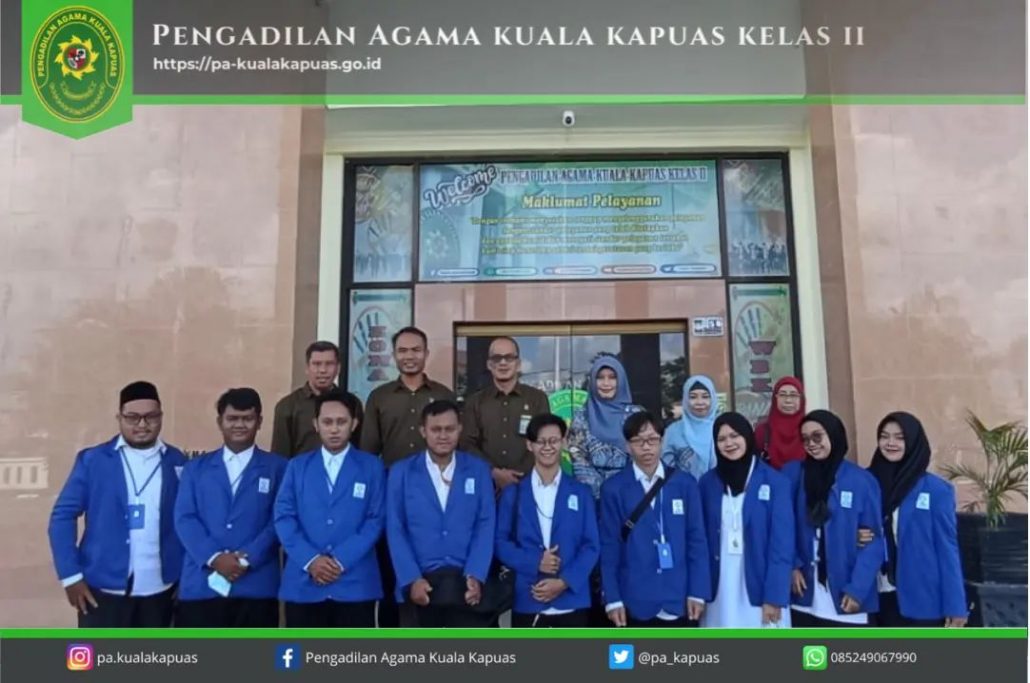 145. Perkuat Silaturahmi,  PA Kuala Kapuas Terima Mahasiswa Praktikum dari UIN Antasari Banjarmasin