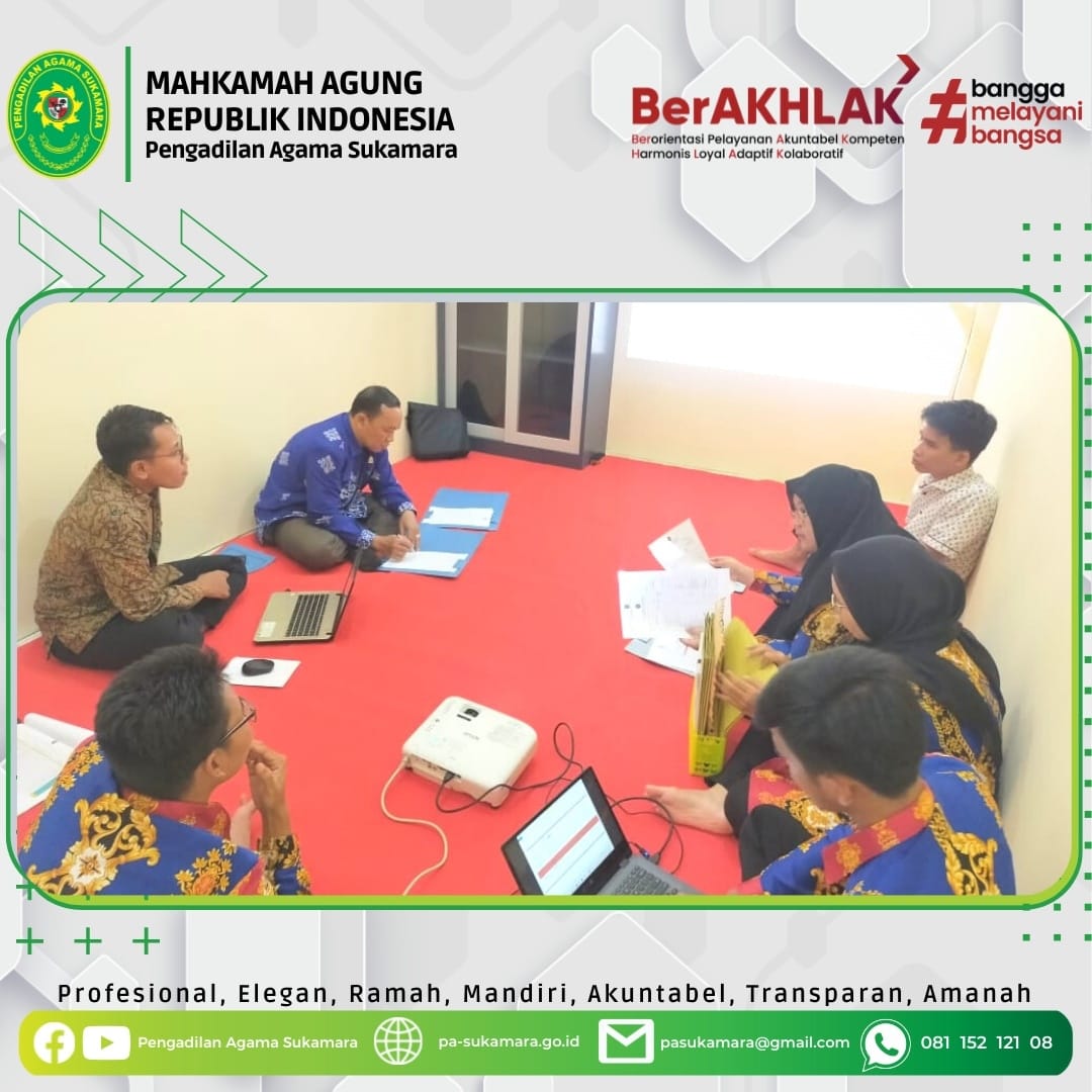 Rapat Akhir Pansel PPNPN Baru Formasi Pramu Bhakti di Pengadilan Agama Sukamara