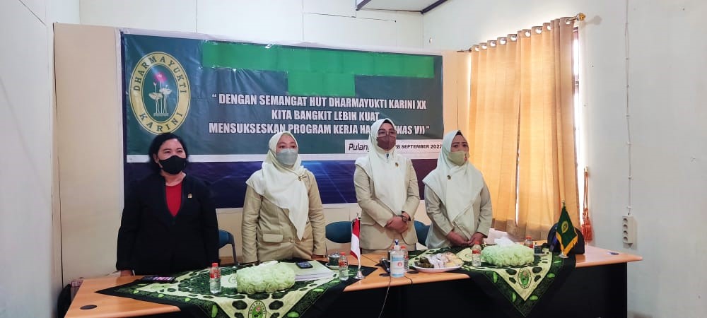 Peringatan HUT Dharmayukti Ke-20 Oleh Dharmayukti Karini Cabang Pulang Pisau