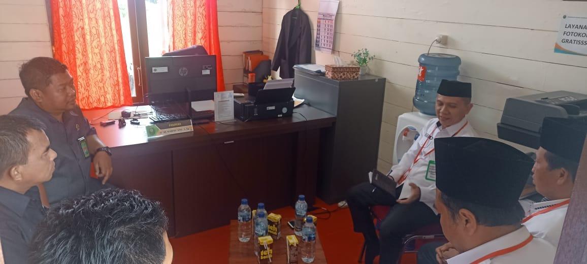 Pengadilan Agama Kasongan Kedatangan Kepala Kantor Kemenag Kabupaten Katingan