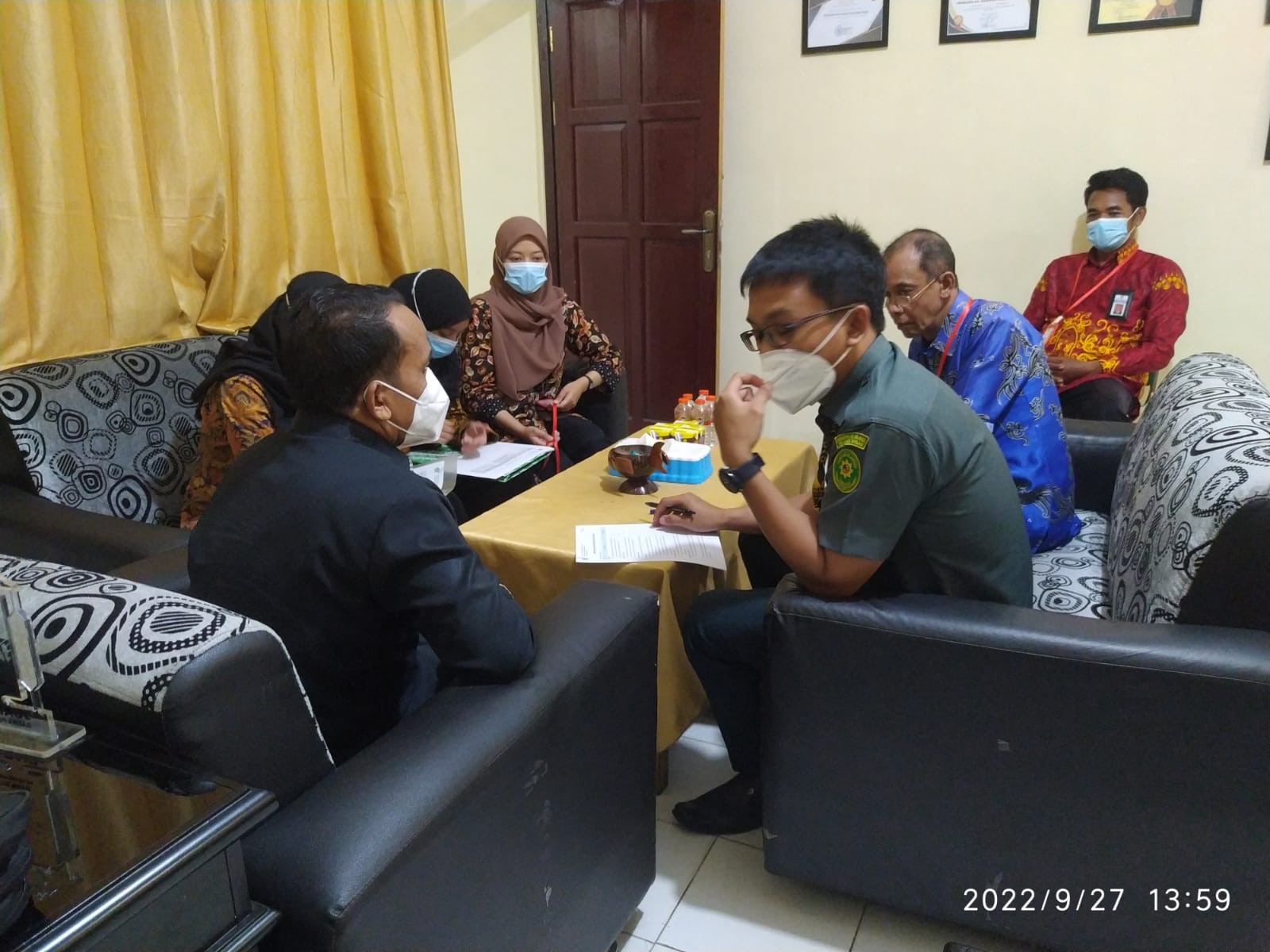 Pengadilan Agama Pulang Pisau Kedatangan Tamu dari Kantor Pelayanan Perbendaharaan Negara (KPPN) Palangka Raya