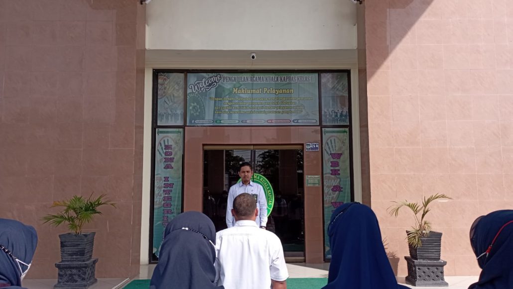 237. Perdana Dalam Membina Apel, Ini Isi Amanat Ketua PA Kuala Kapuas Pada Apel Senin Pagi