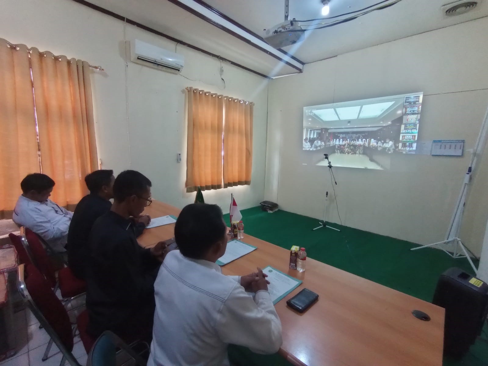Pengadilan Agama Pulang Pisau Hadiri  Pengucapan Pakta Integritas Badilag MA RI Secara Virtual
