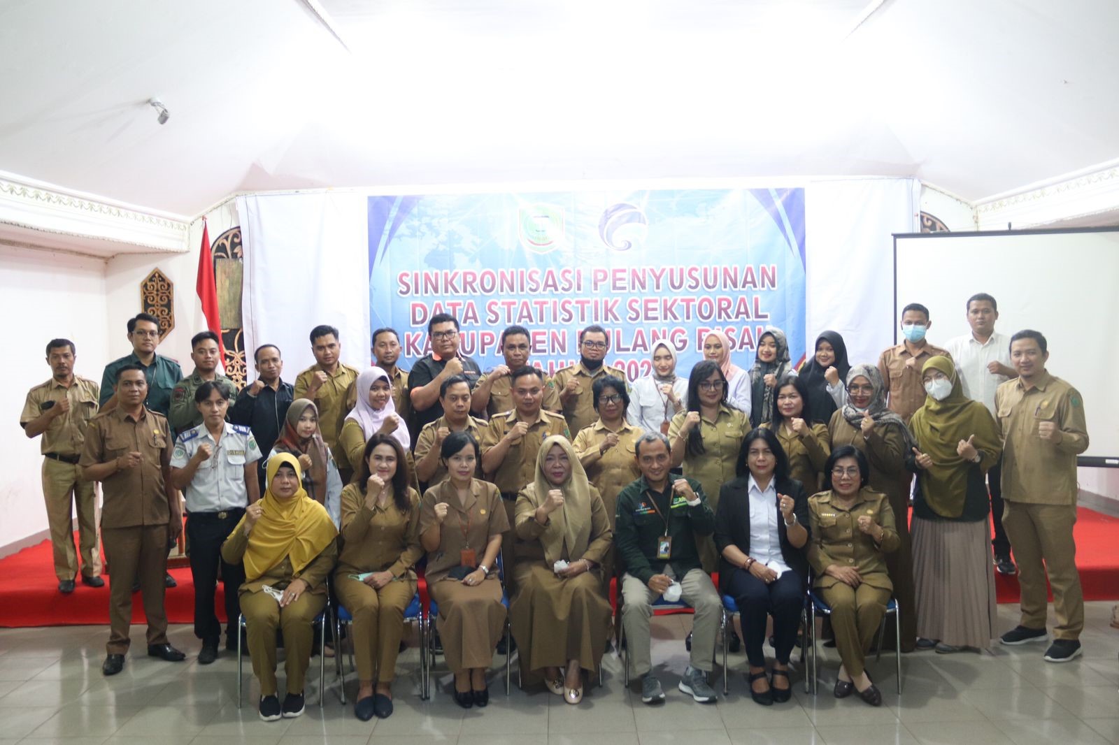 KASUBAG PENGADILAN AGAMA PULANG PISAU HADIRI SINKRONISASI PENYUSUNAN DATA STATISTIK SEKTORAL KABUPATEN PULANG PISAU