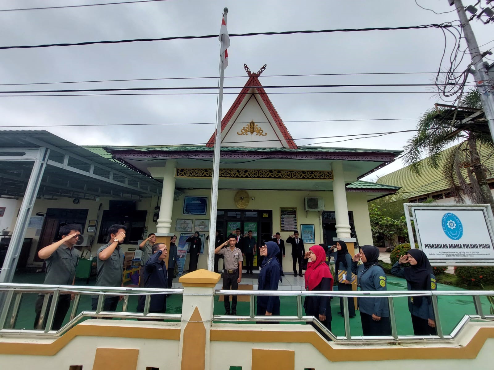 Memperingati Sumpah Pemuda Ke 94 Pengadilan Agama Pulang Pisau Mengadakan Upacaraa