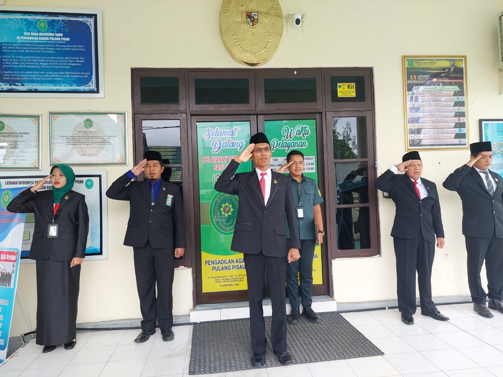 Memperingati Sumpah Pemuda Ke 94 Pengadilan Agama Pulang Pisau Mengadakan Upacaraa 2