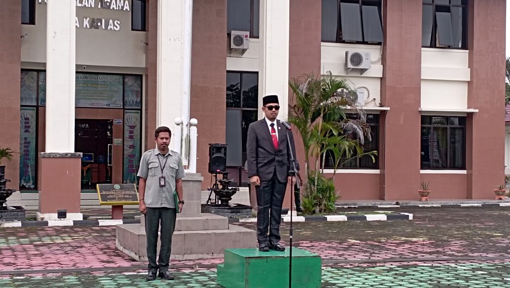 252. Penuh  Khidmat, Apel Peringatan Hari Sumpah Pemuda di Pengadilan Agama Kuala Kapuas Berjalan Dengan Lancar