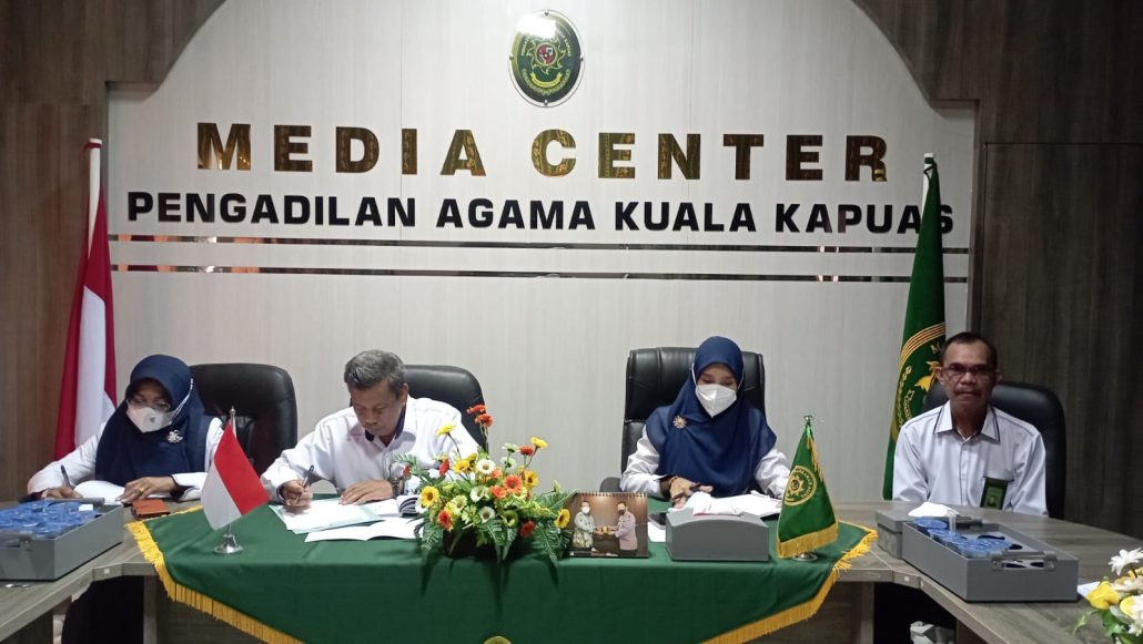 258. Rapat Monitoring dan Evaluasi Bagian Kepaniteraan Triwulan III Tahun 2022
