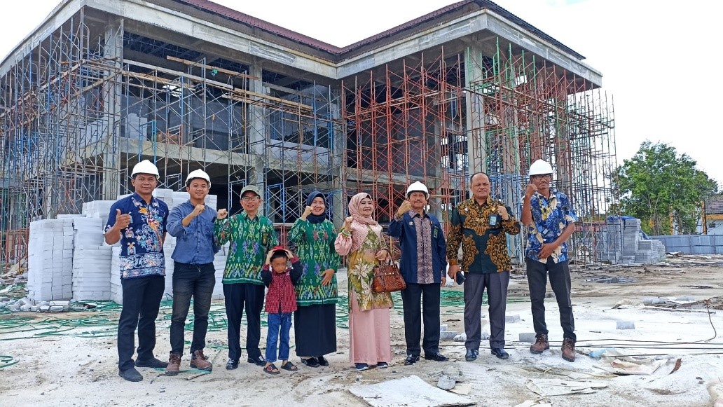 KPTA Palangka Raya kunjungi Pembangunan Gedung Kantor Baru Pengadilan Agama Kasongan